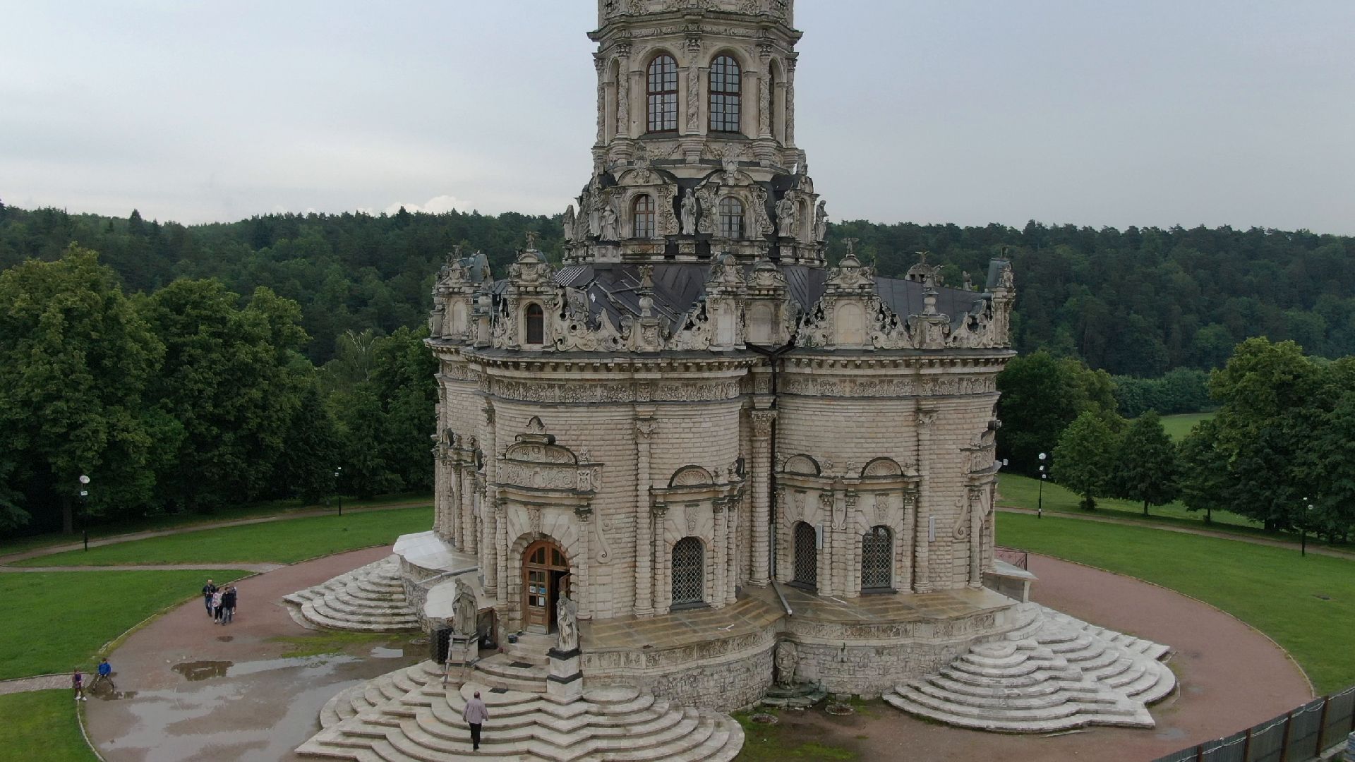 дубровицы, подольск, церковь,видео с коптера,