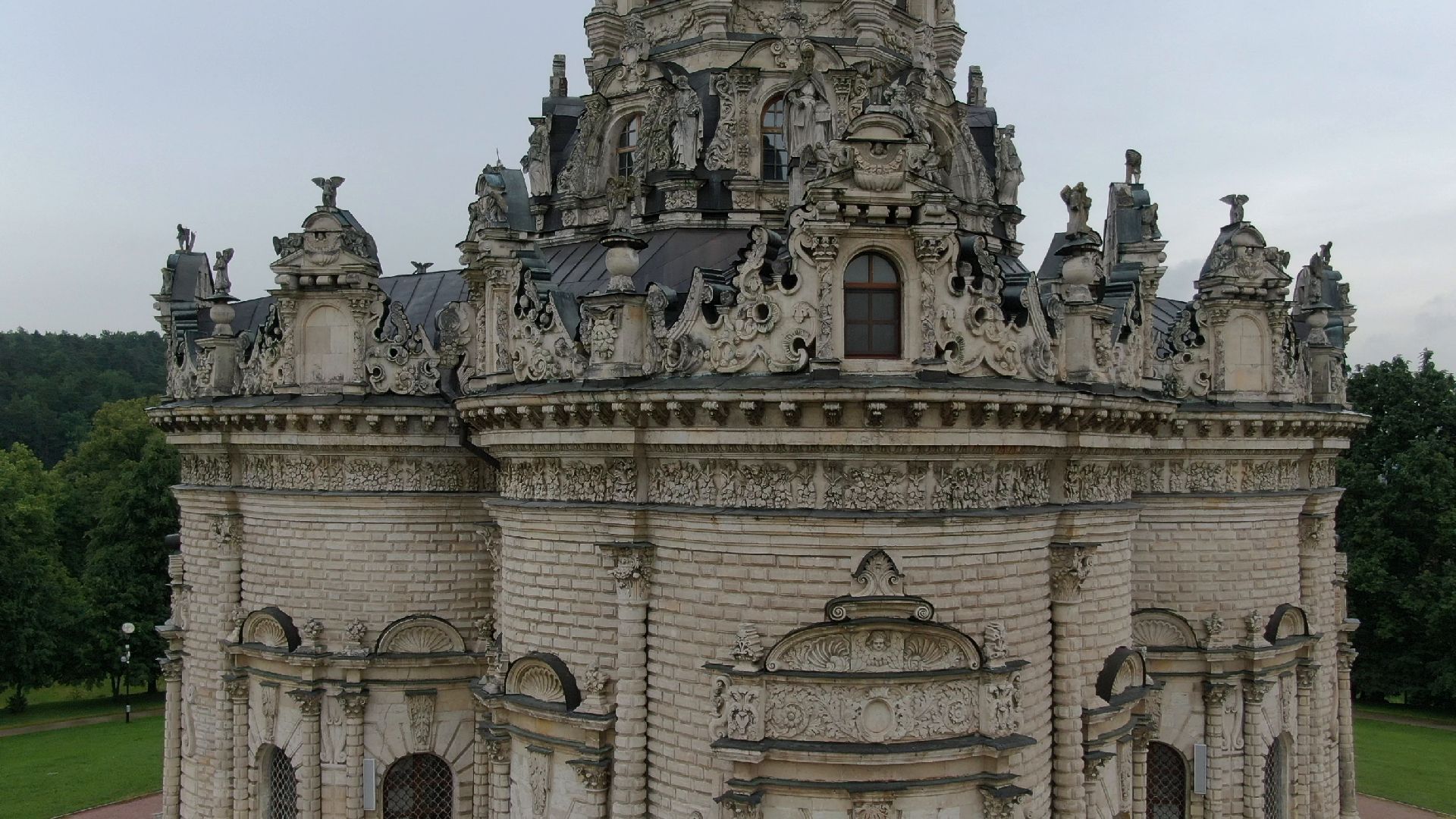 дубровицы, подольск, церковь,видео с коптера,