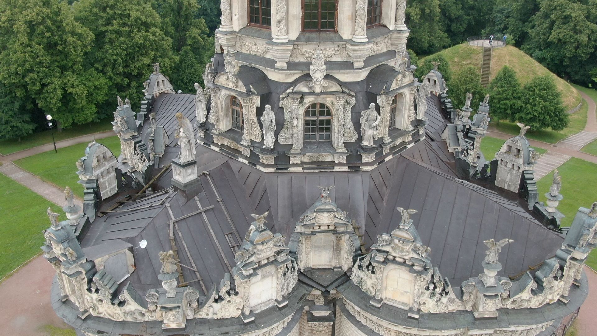 дубровицы, подольск, церковь,видео с коптера,