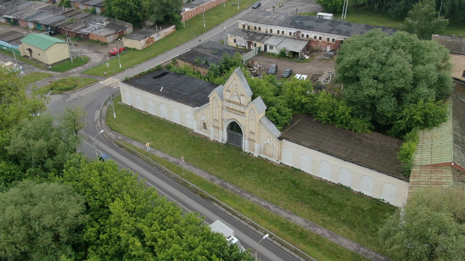 дубровицы, подольск, церковь,видео с коптера,
