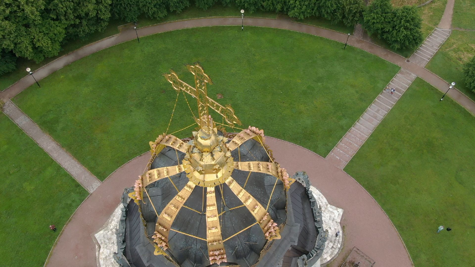 дубровицы, подольск, церковь,видео с коптера,