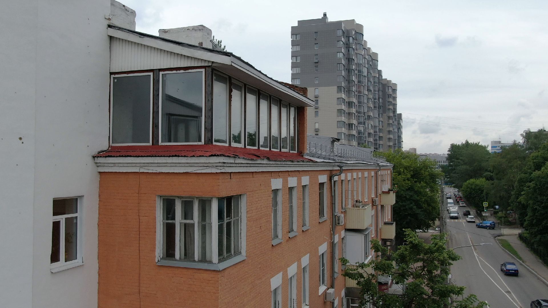 дом культуры, подольск,видео с коптера,