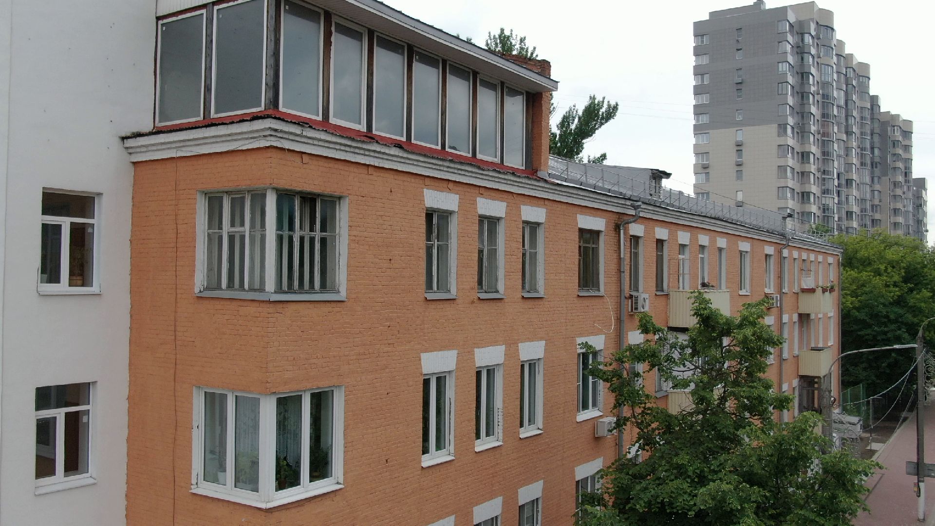 дом культуры, подольск,видео с коптера,