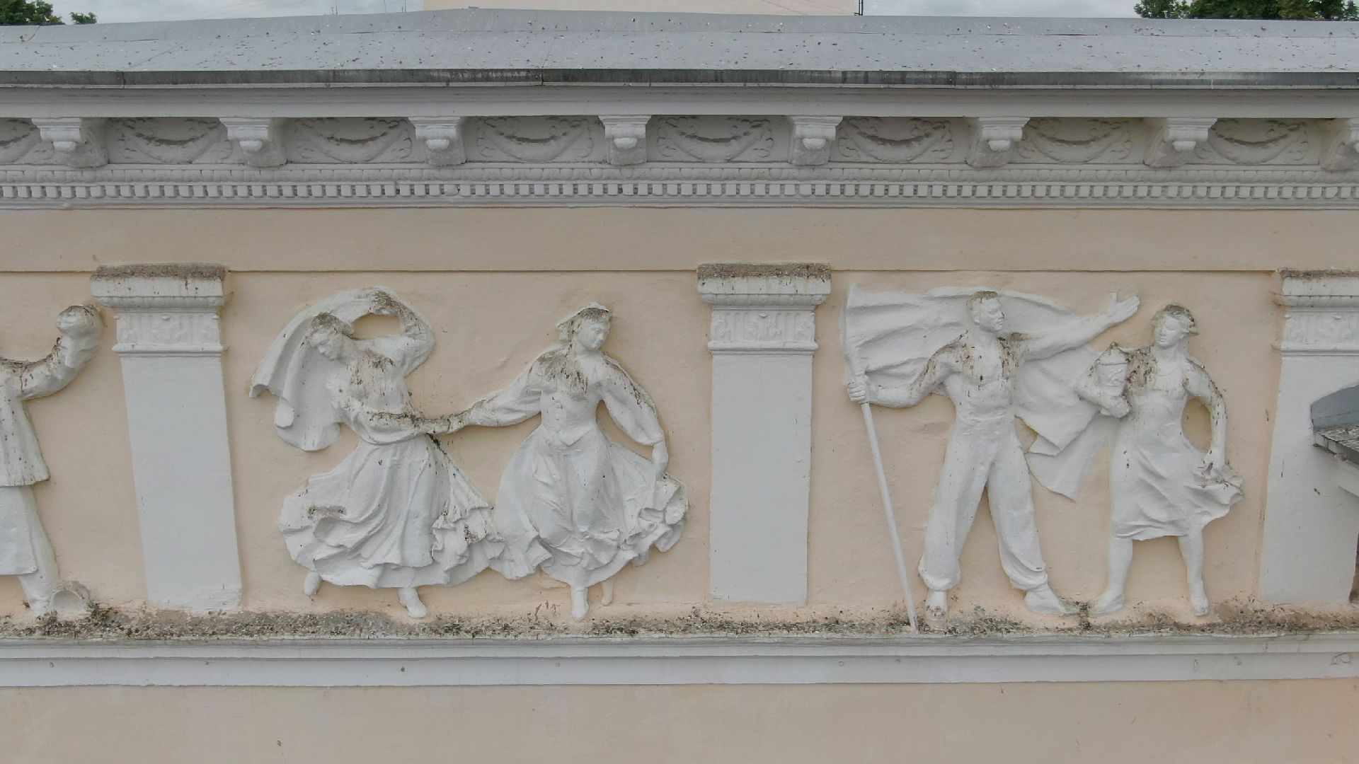 дом культуры, подольск,видео с коптера,