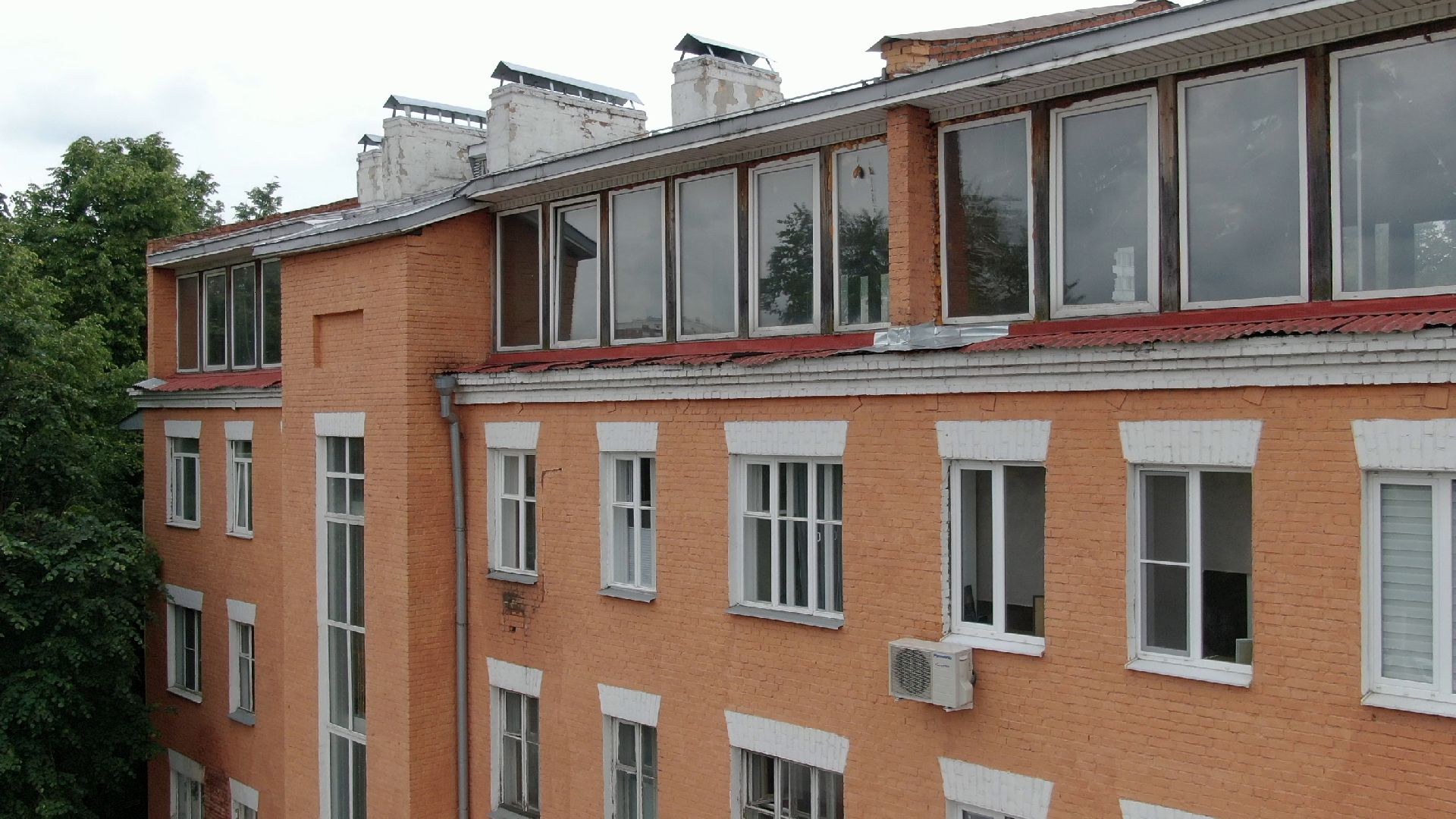 дом культуры, подольск,видео с коптера,