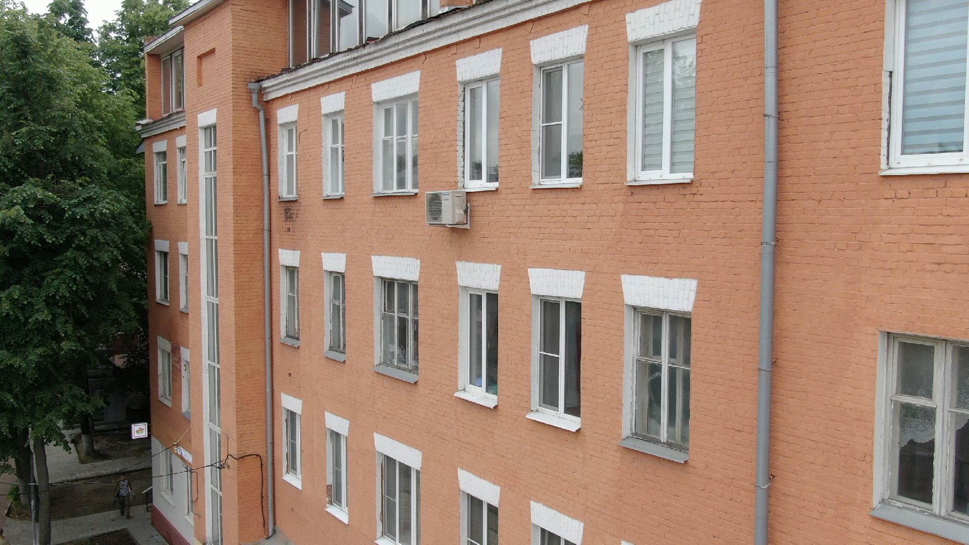 дом культуры, подольск,видео с коптера,