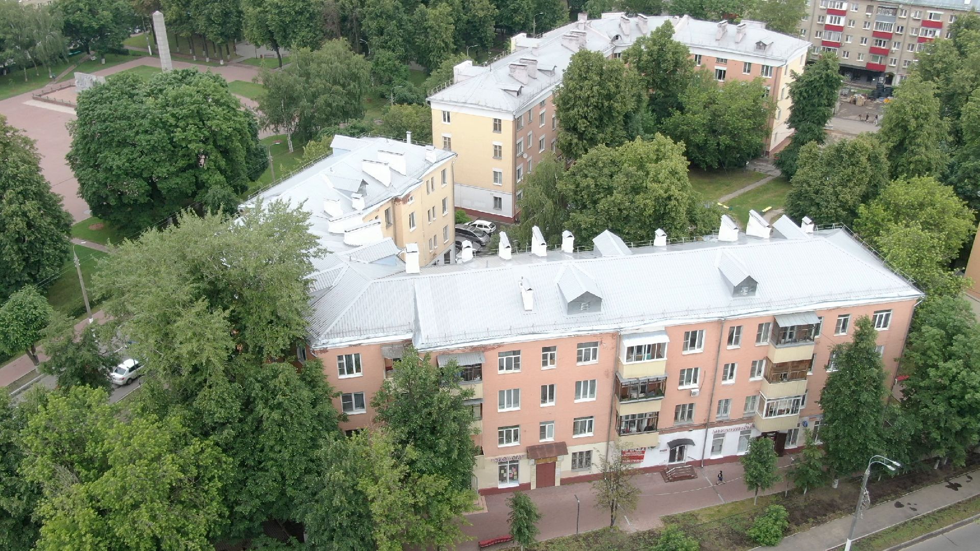 дом культуры, подольск,видео с коптера,