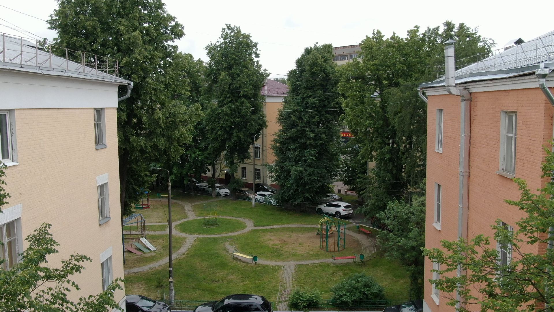 дом культуры, подольск,видео с коптера,