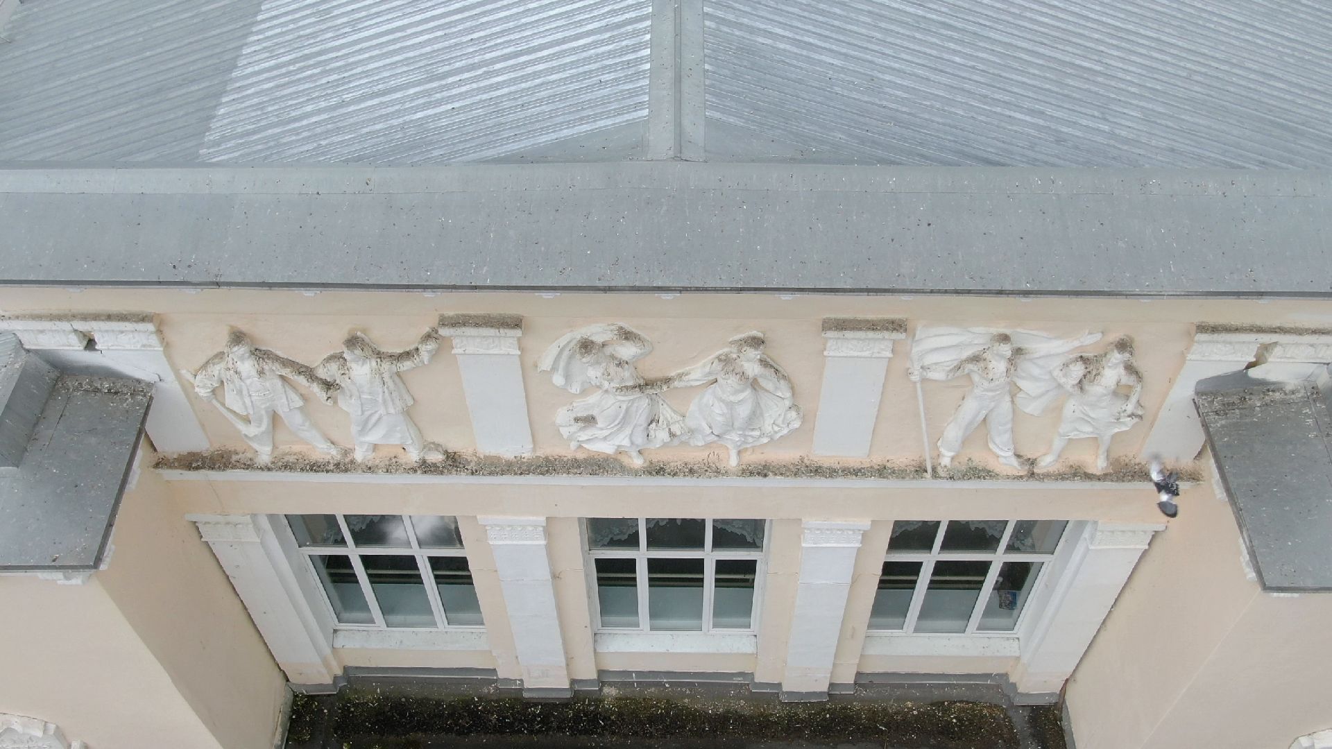 дом культуры, подольск,видео с коптера,