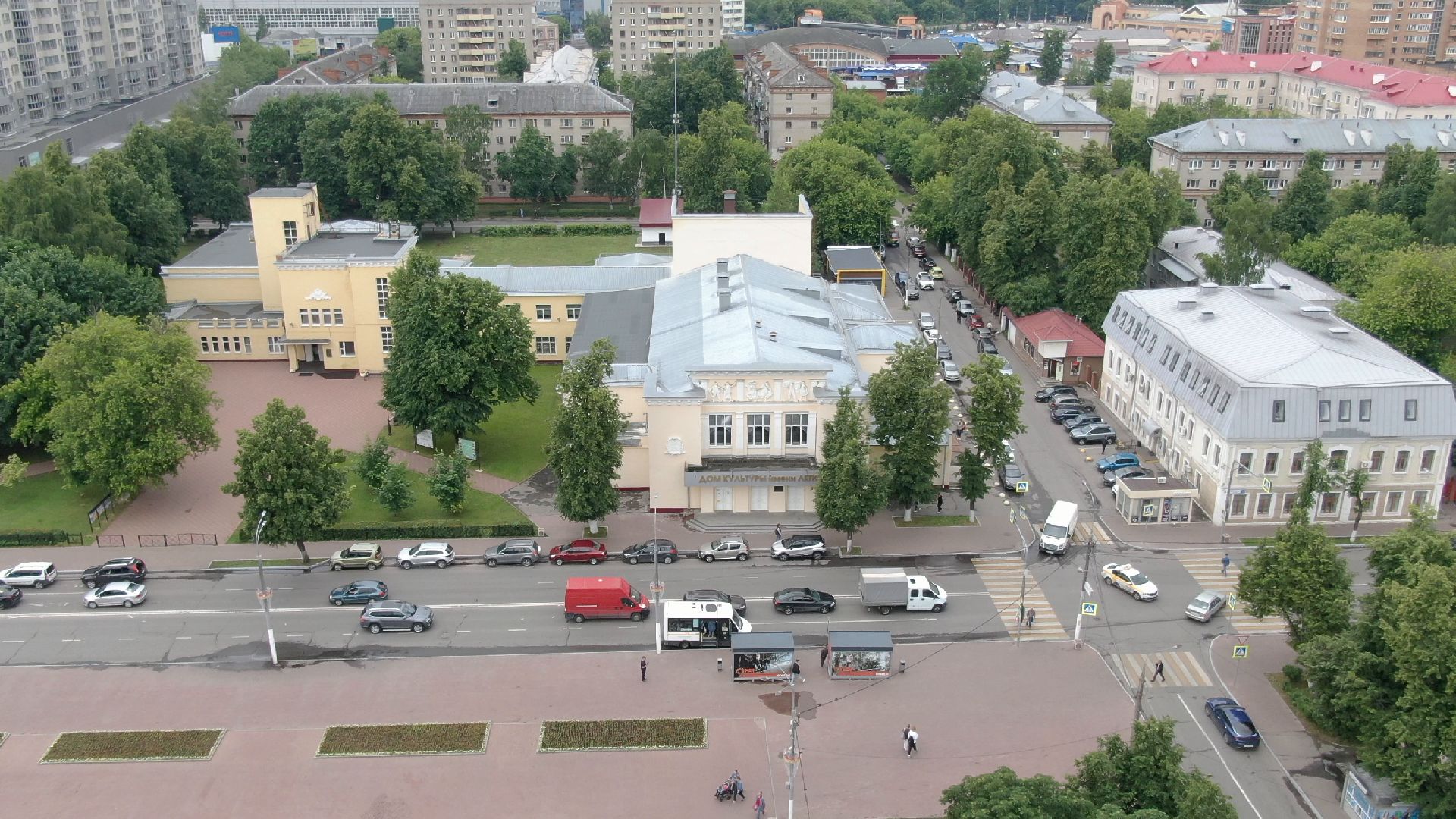 дом культуры, подольск,видео с коптера,