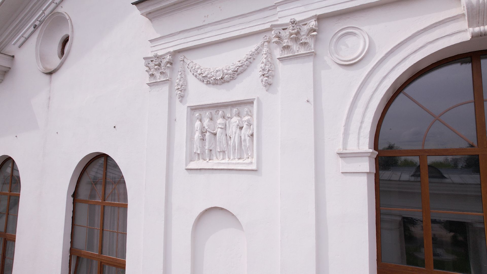 дом культуры, воскресенк,видео с коптера,