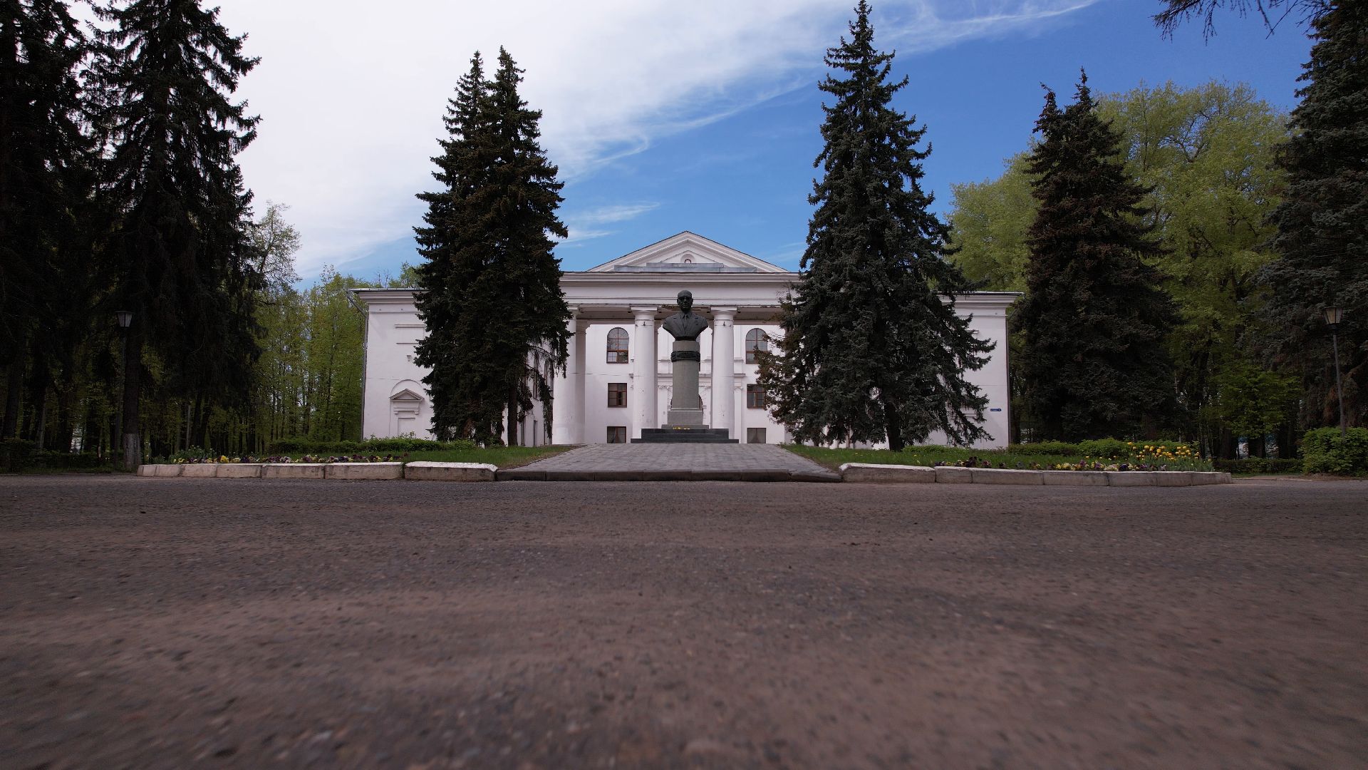 дом культуры, воскресенк,видео с коптера,