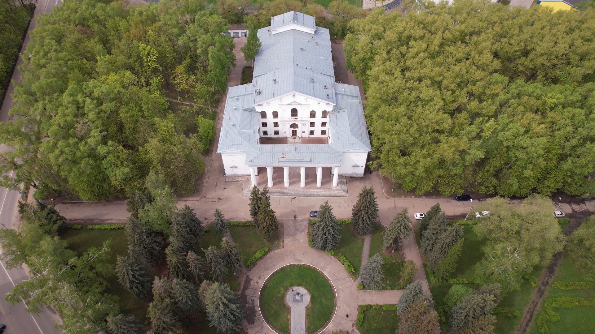 дом культуры, воскресенк,видео с коптера,