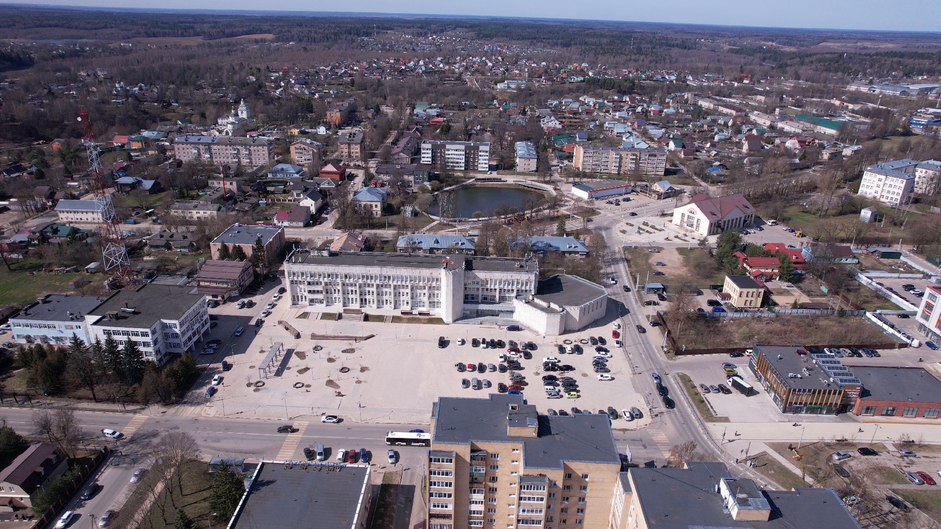 руза, дом купца, леонтьев,видео с коптера,