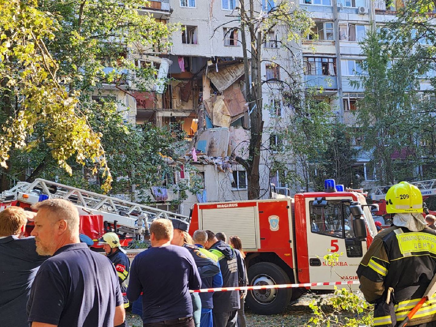 ЧП, Балашиха, взрыв газа,