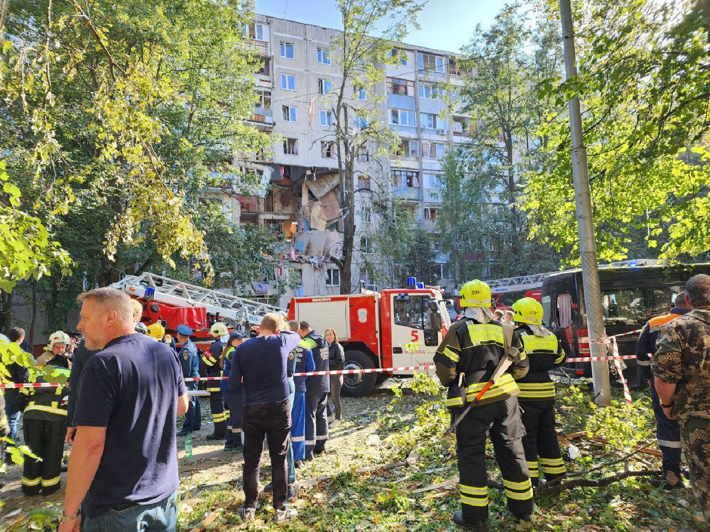 ЧП, Балашиха, взрыв газа,