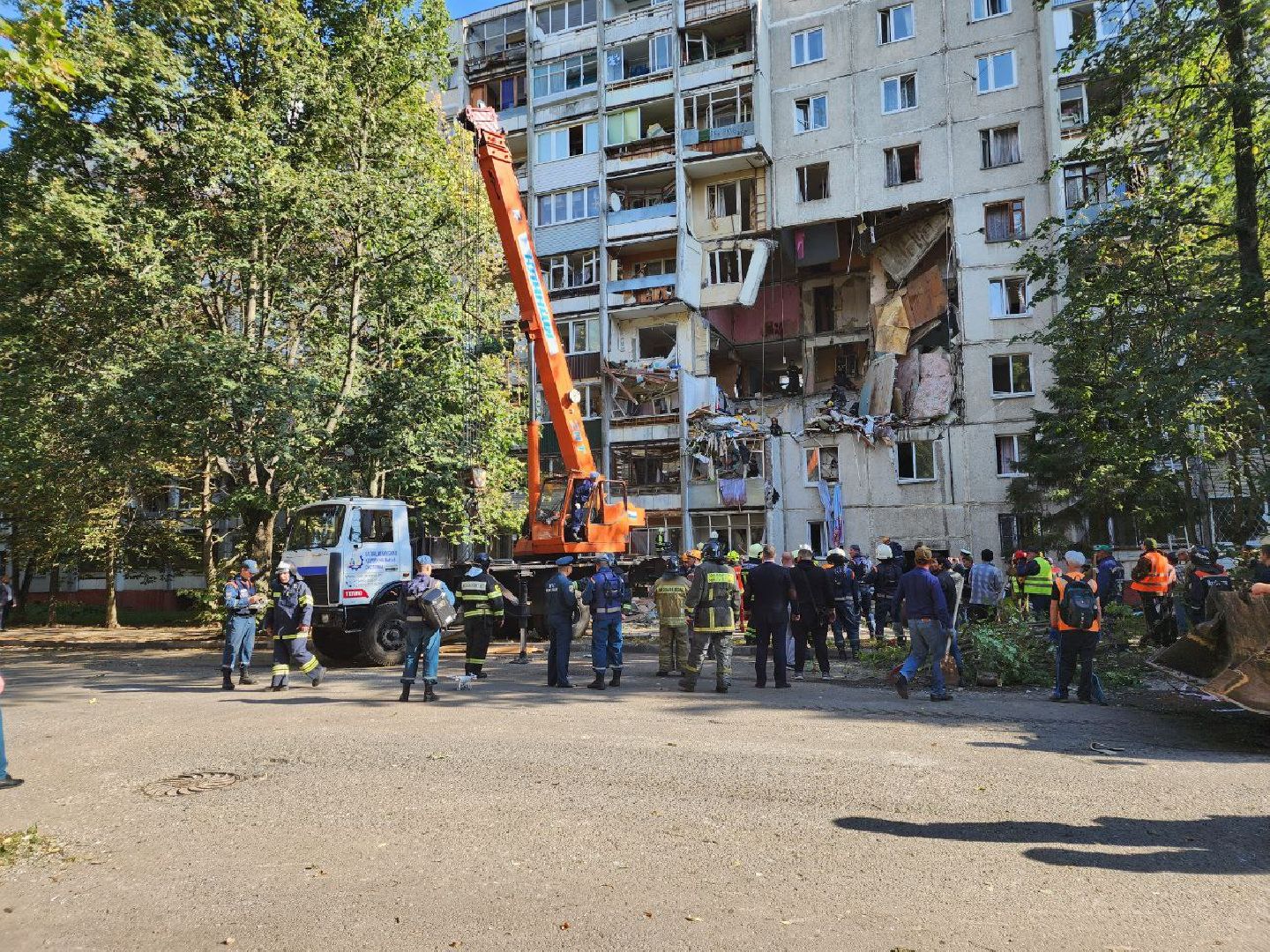 МЧС, спасатели, ЧП, взрыв газа, Балашиха, пожарные,