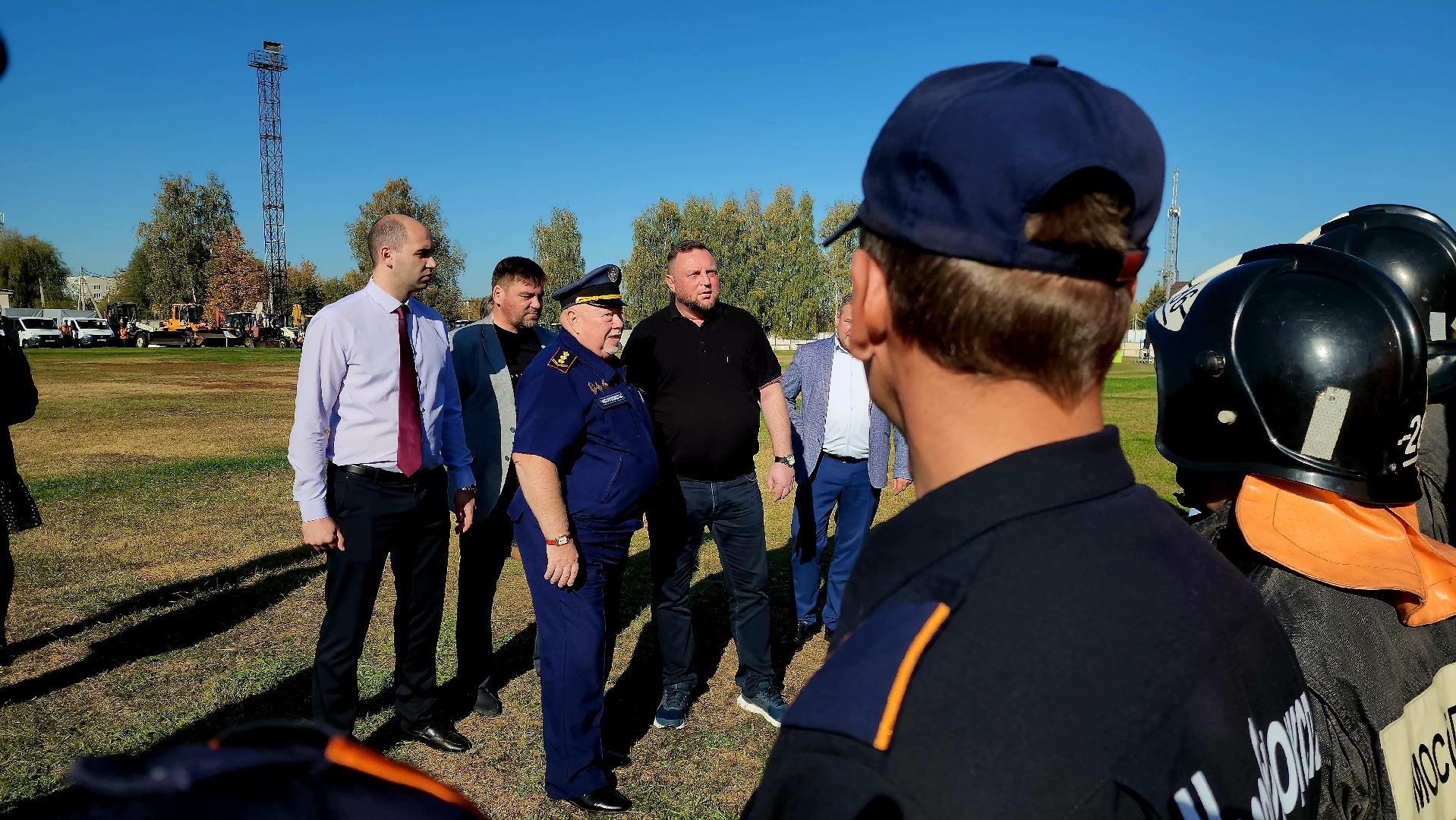 ЧС, ЧП, Шатура, выставка техники, профессии, школьники,