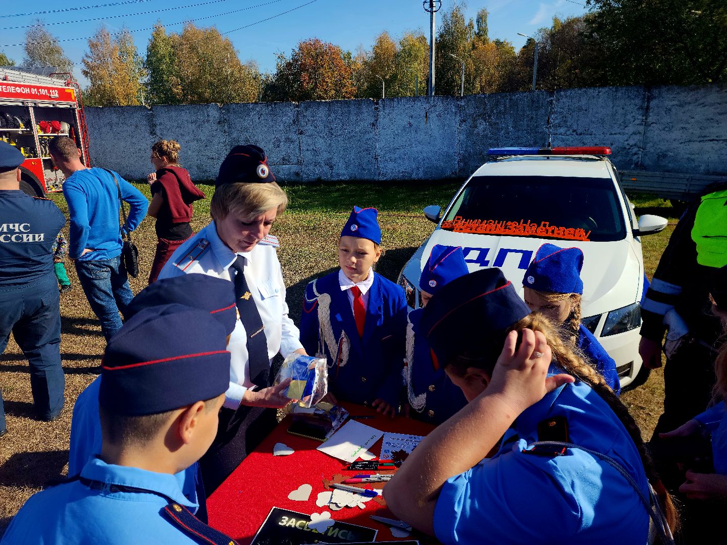 ЧС, ЧП, Шатура, выставка техники, профессии, школьники,