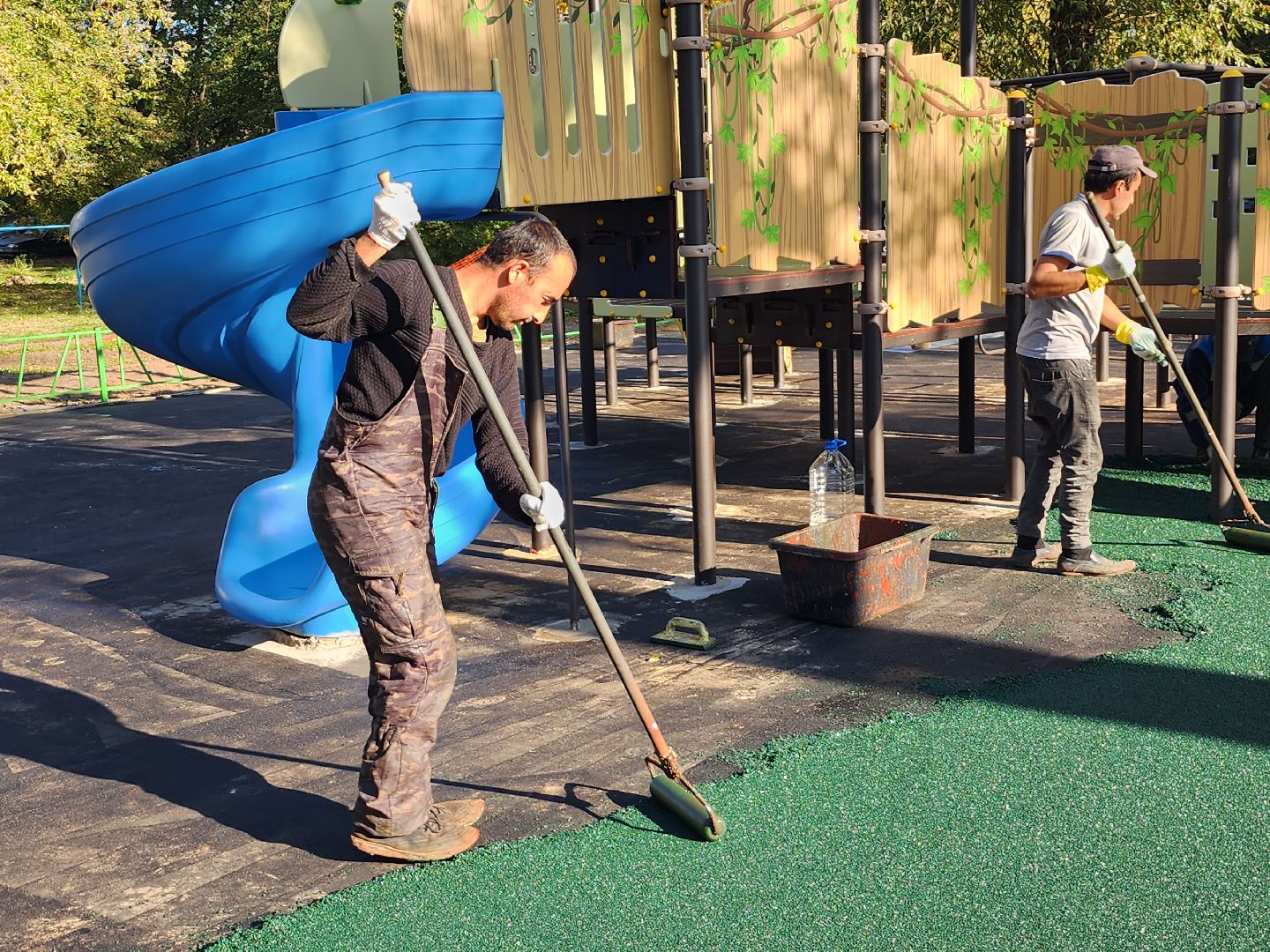 благоустройство дворов, улица космонавтов, серпухов, детская игровая площадка, дети,