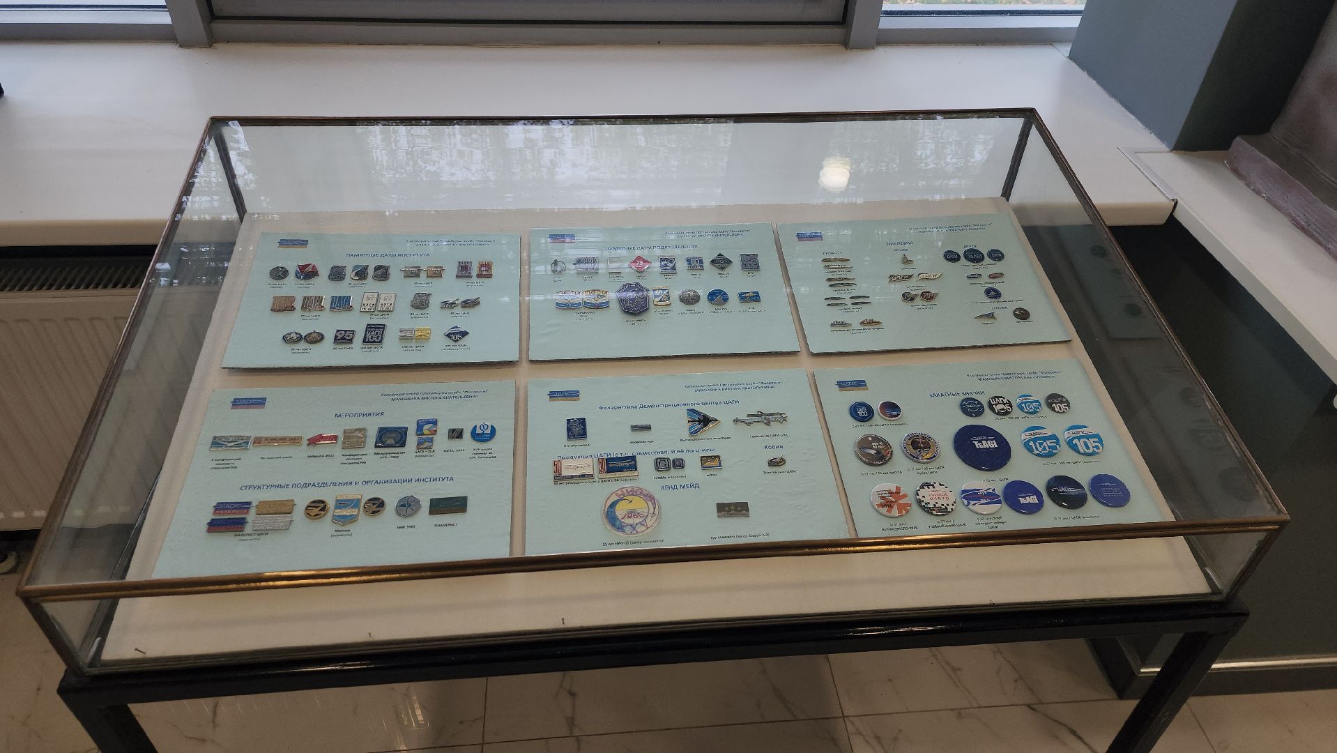 значки, ЦАГИ, фалеристика, коллекция, Демонстрационный центр,