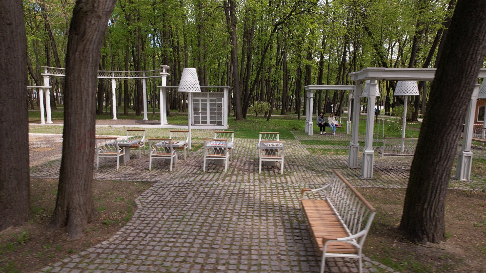 парк, кривякино, воскресенск,видео с коптера,