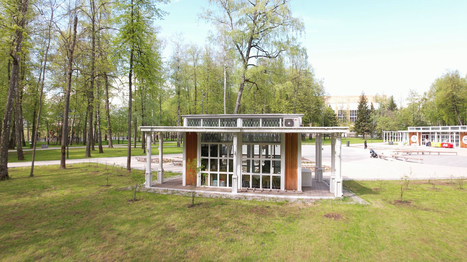 парк, кривякино, воскресенск,видео с коптера,