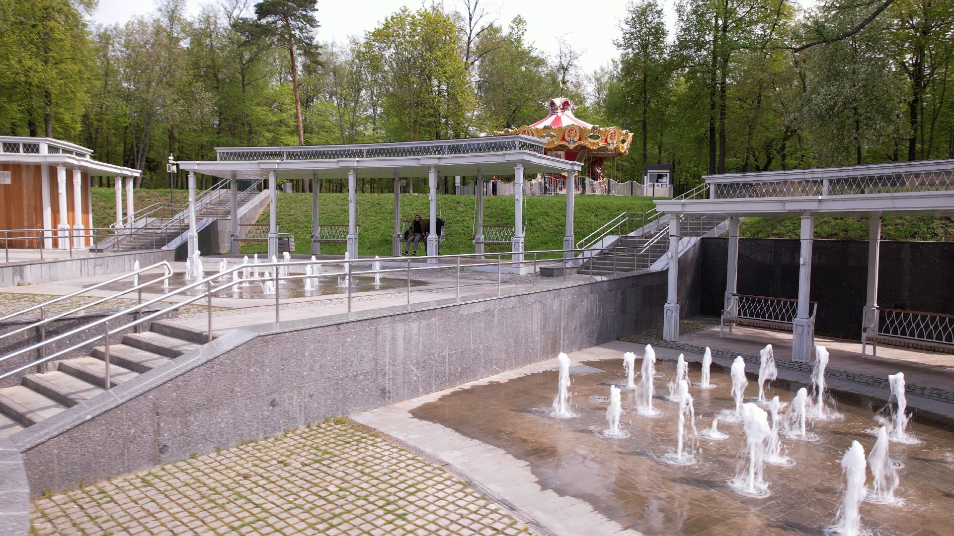 парк, кривякино, воскресенск,видео с коптера,