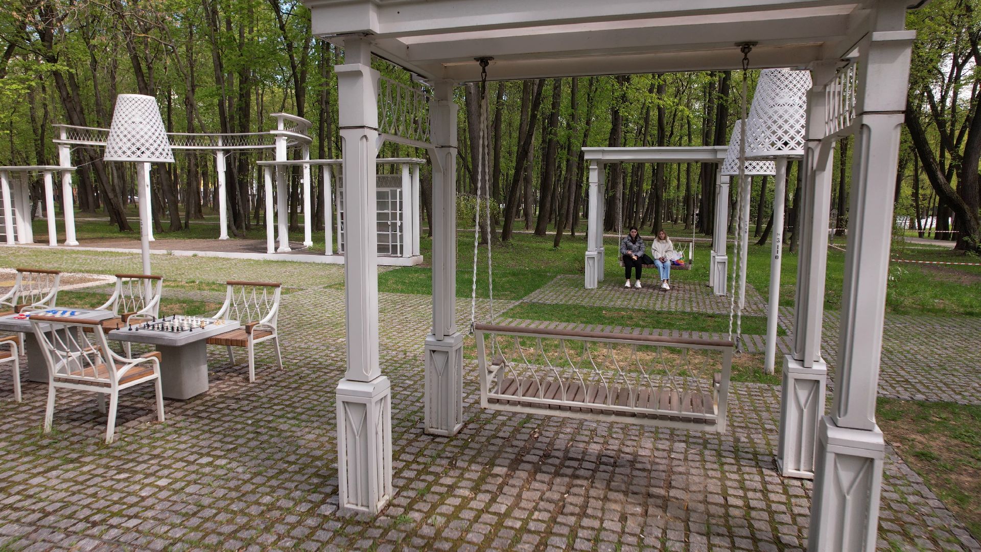 парк, кривякино, воскресенск,видео с коптера,