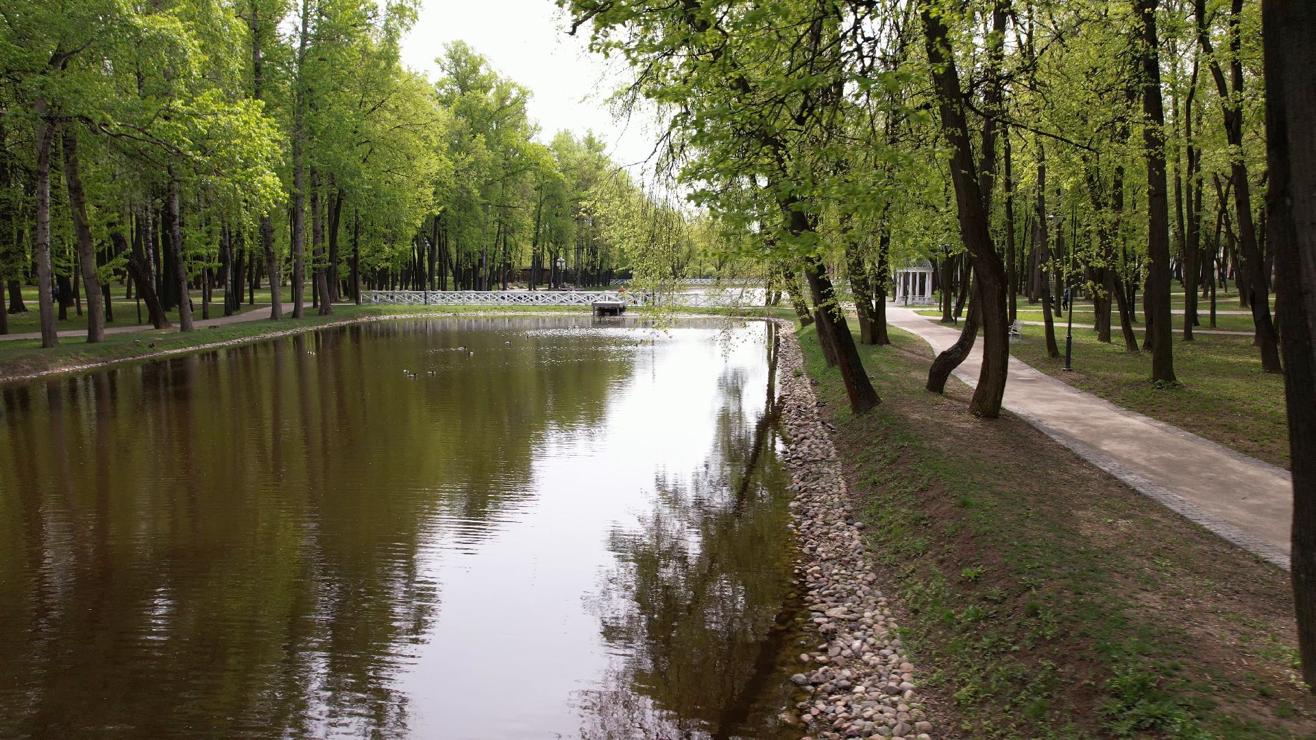парк, кривякино, воскресенск,видео с коптера,