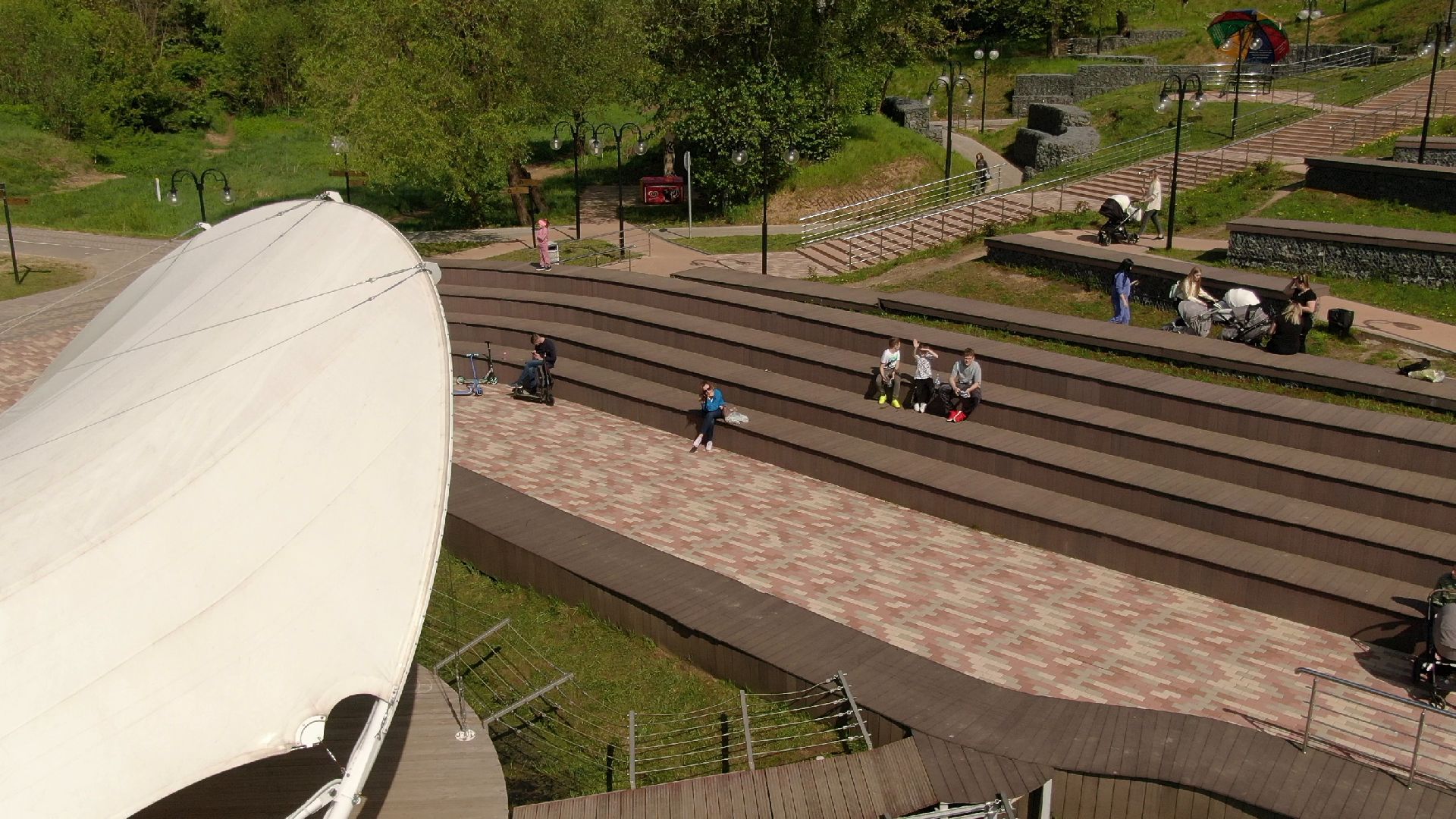 парк, сестрорецкий, клин,видео с коптера,