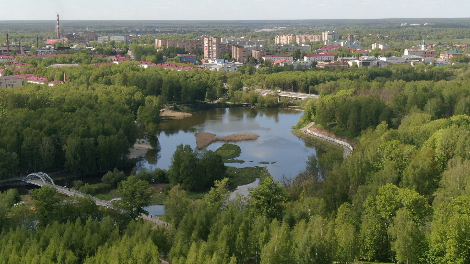 парк, сестрорецкий, клин,видео с коптера,