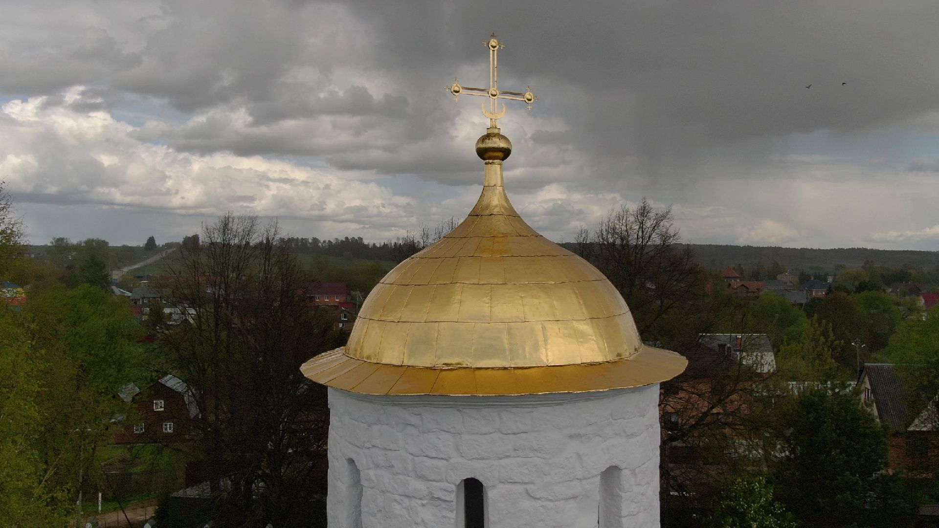 каменское, храм, наро-фоминск,видео с коптера,