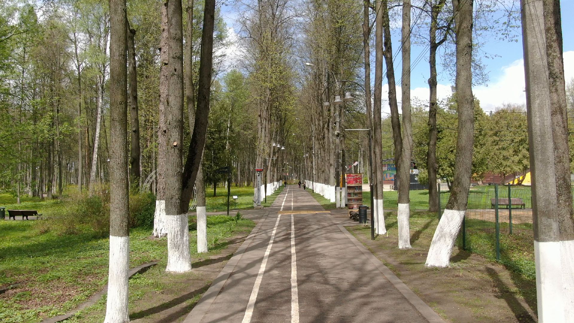 парк, наро-фоминск,видео с коптера,