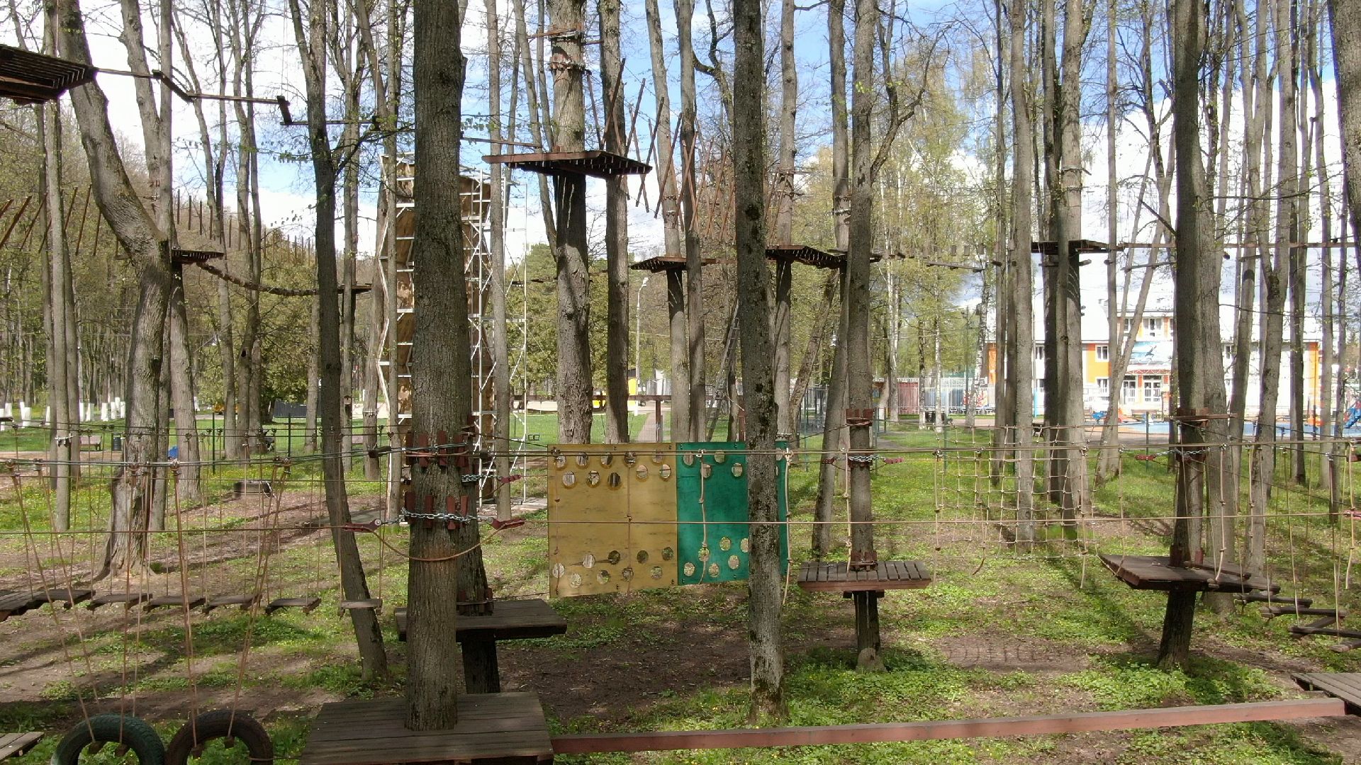 парк, наро-фоминск,видео с коптера,