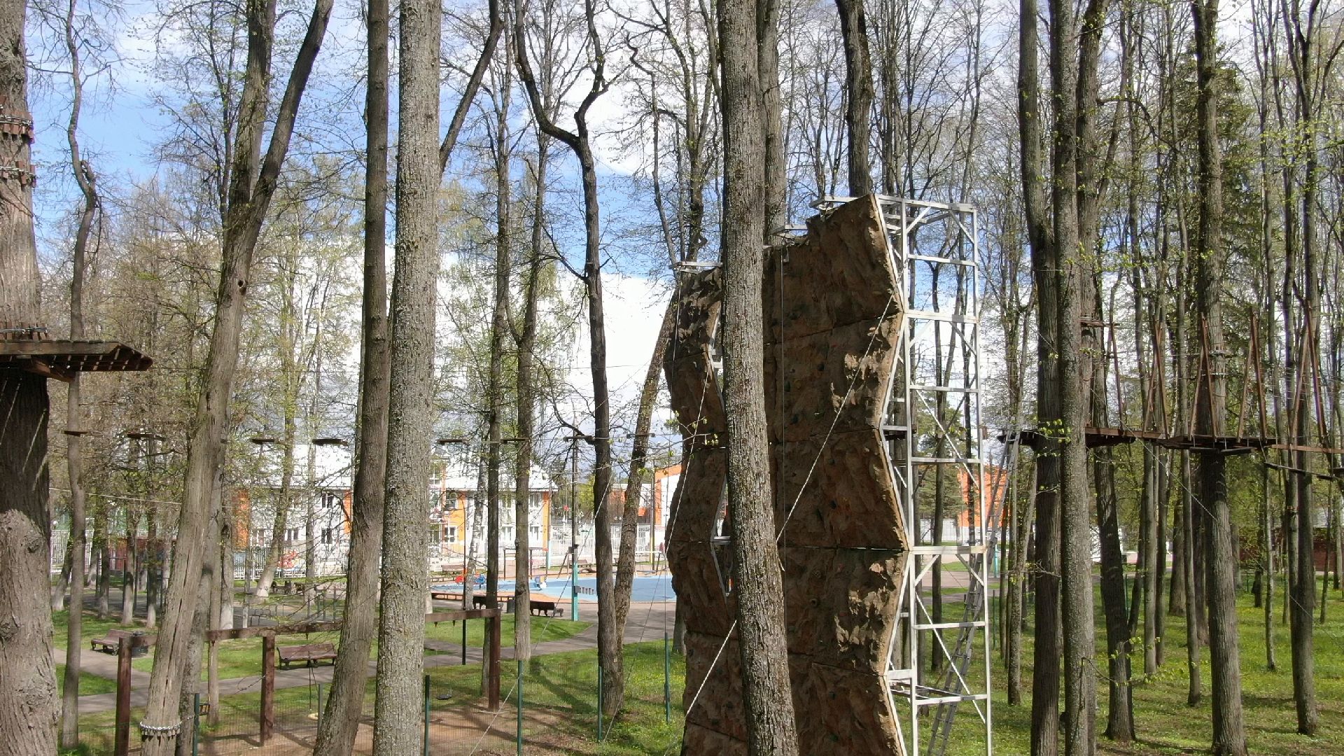 парк, наро-фоминск,видео с коптера,