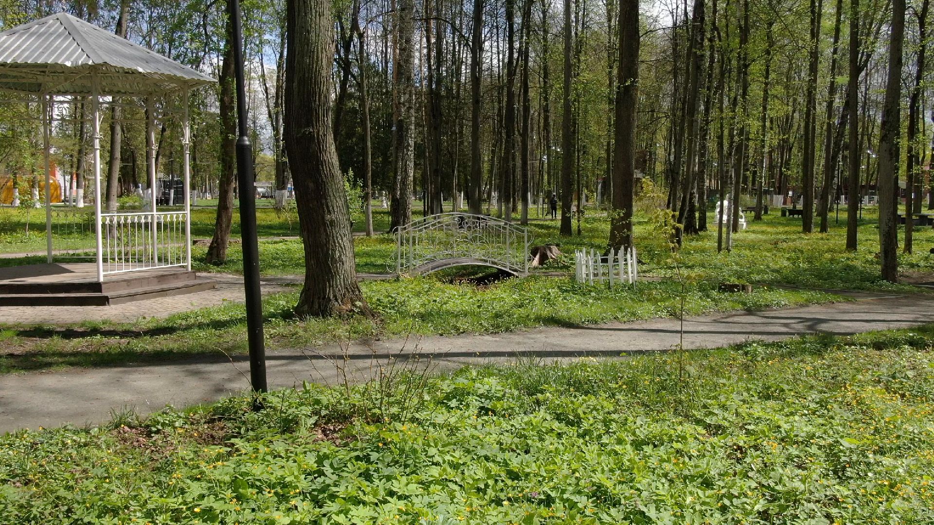 парк, наро-фоминск,видео с коптера,