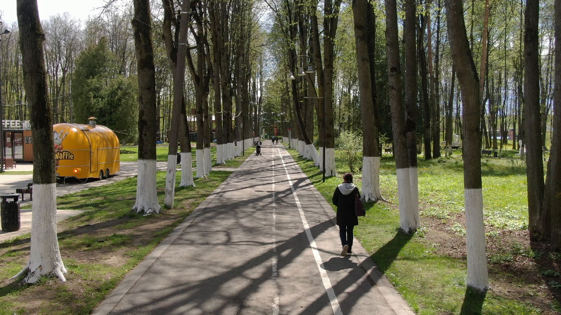 парк, наро-фоминск,видео с коптера,