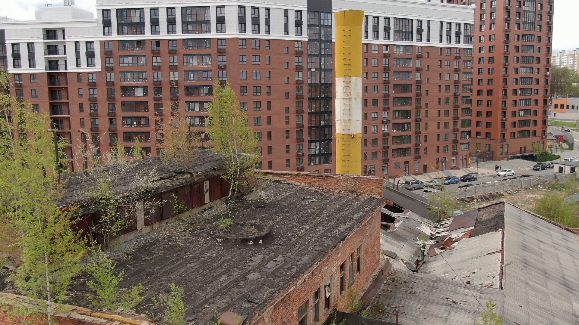 фабрика, наро-фоминск, строительство,видео с коптера,