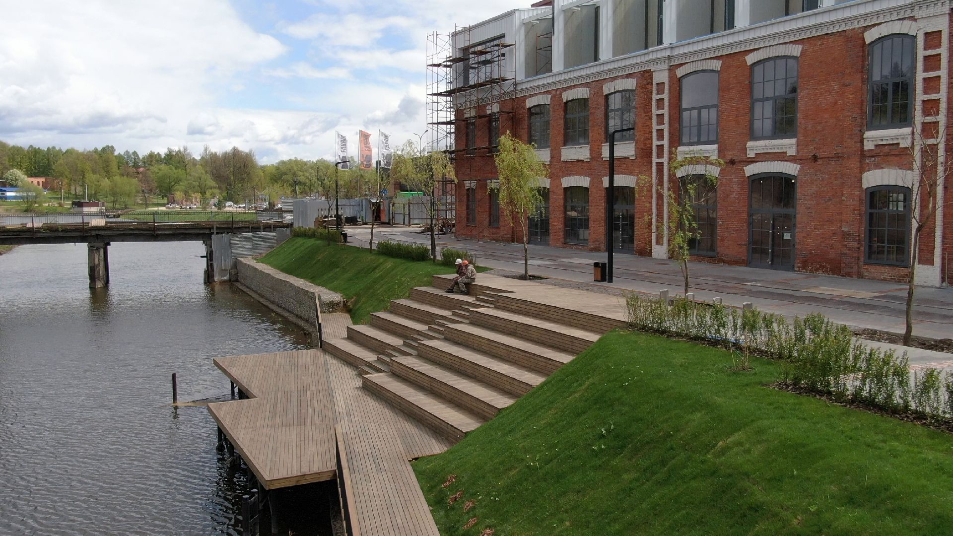 фабрика, наро-фоминск, строительство,видео с коптера,