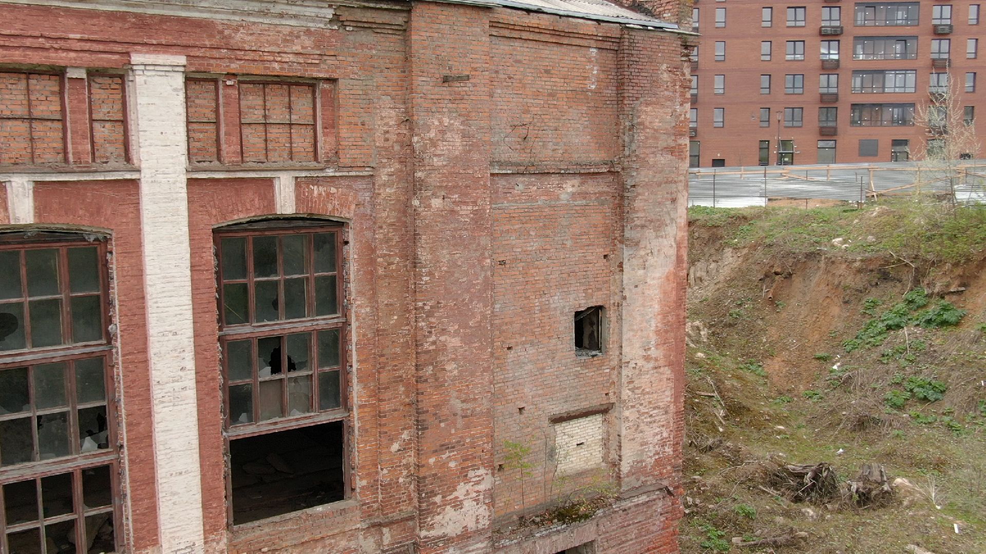 фабрика, наро-фоминск, строительство,видео с коптера,