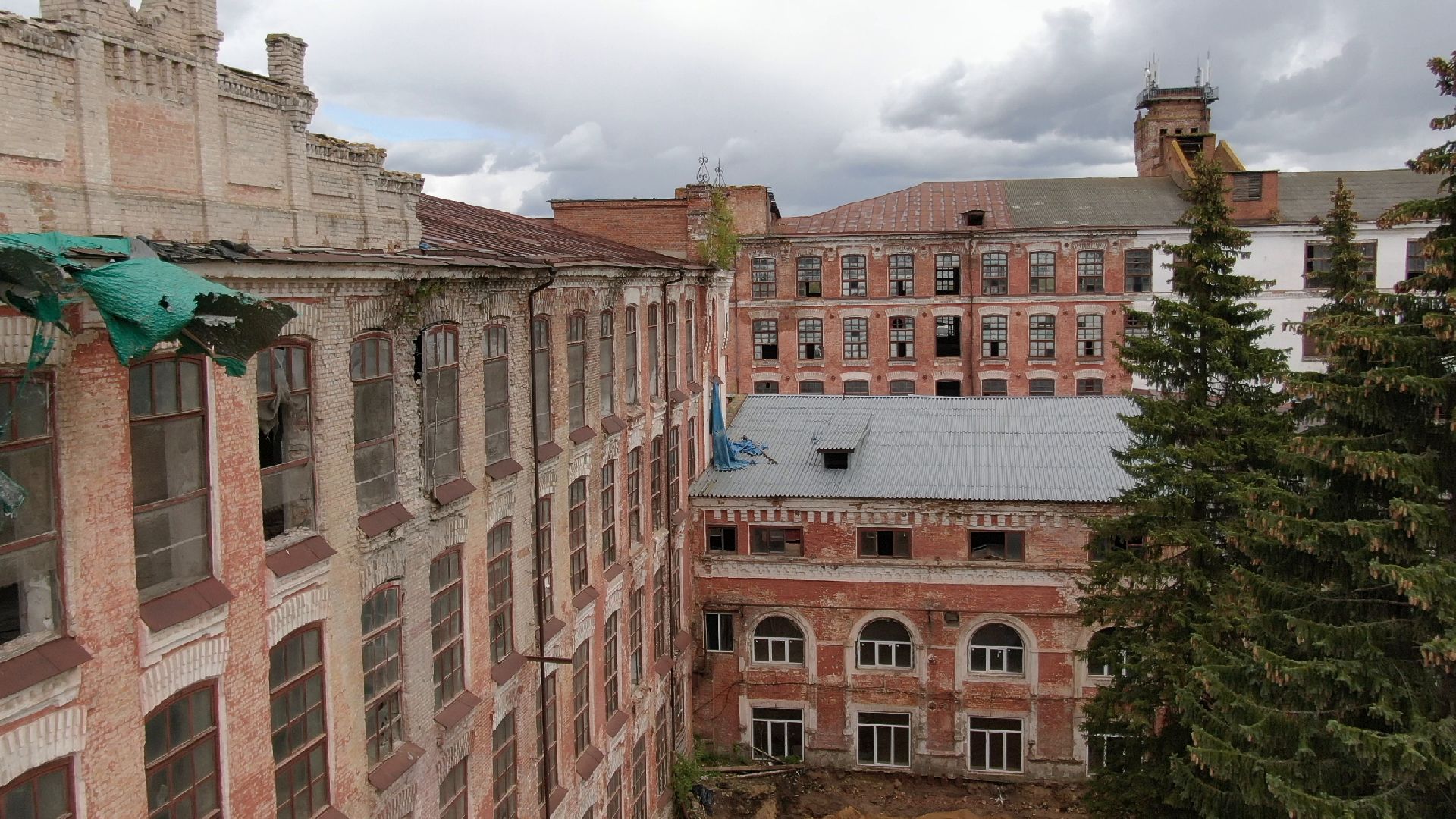 фабрика, наро-фоминск, строительство,видео с коптера,