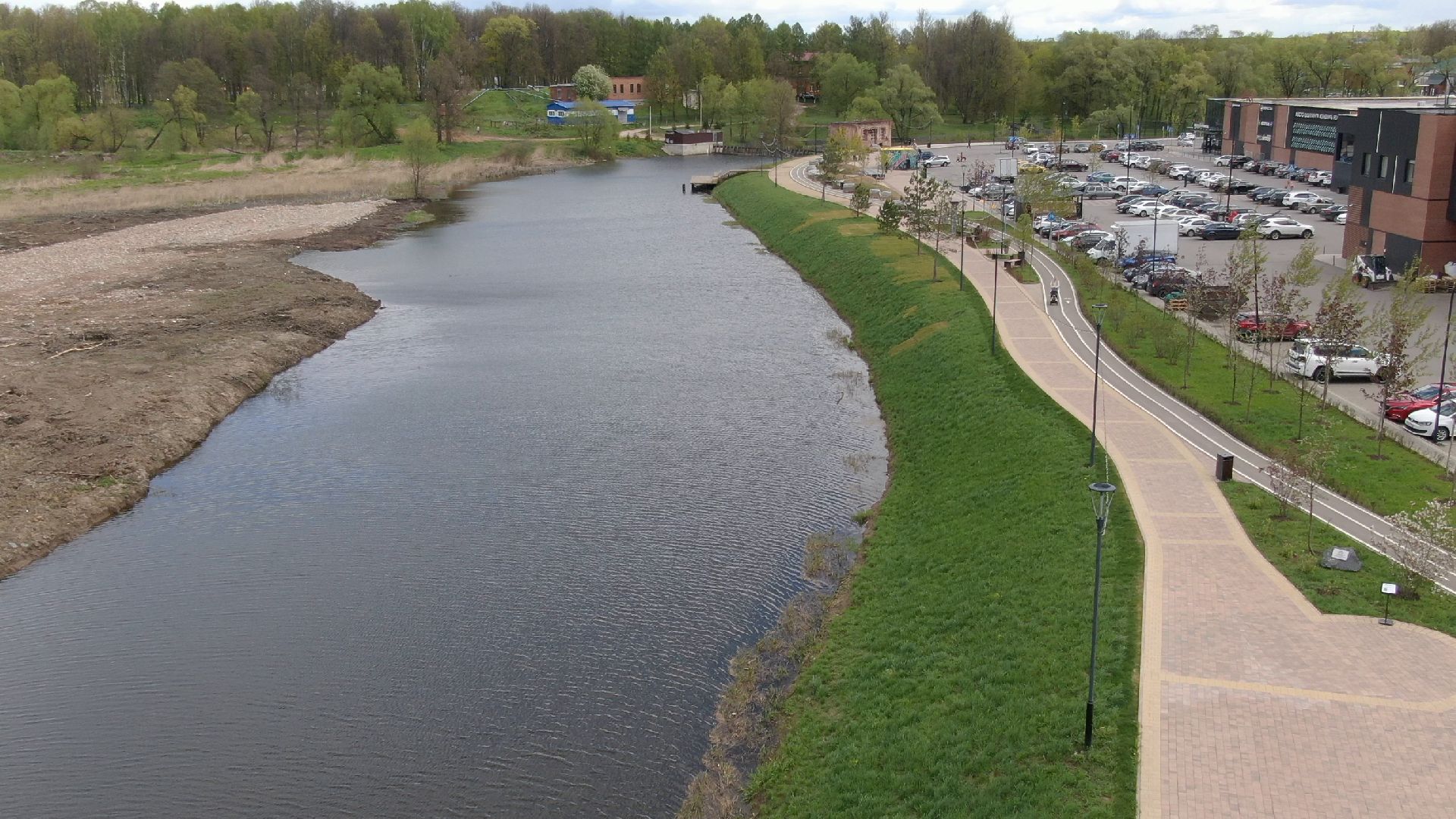 фабрика, наро-фоминск, строительство,видео с коптера,