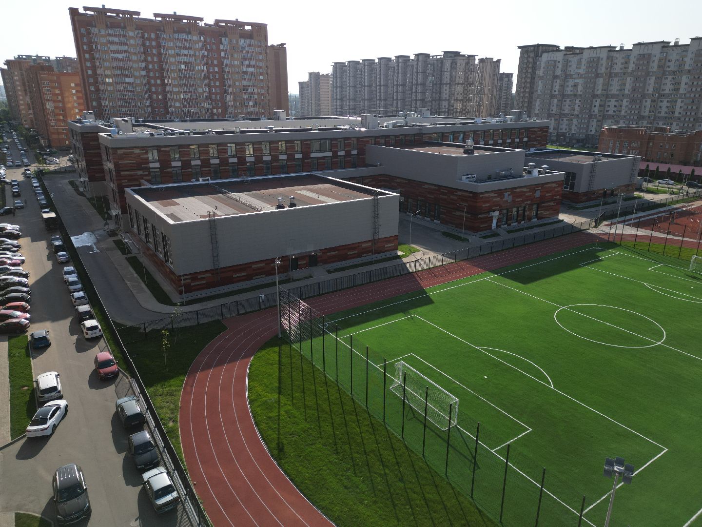 школа, одинцово, багратион,видео с коптера,