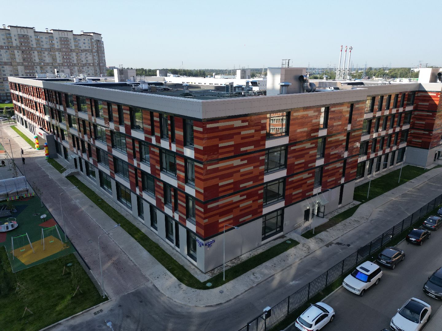 школа, одинцово, багратион,видео с коптера,