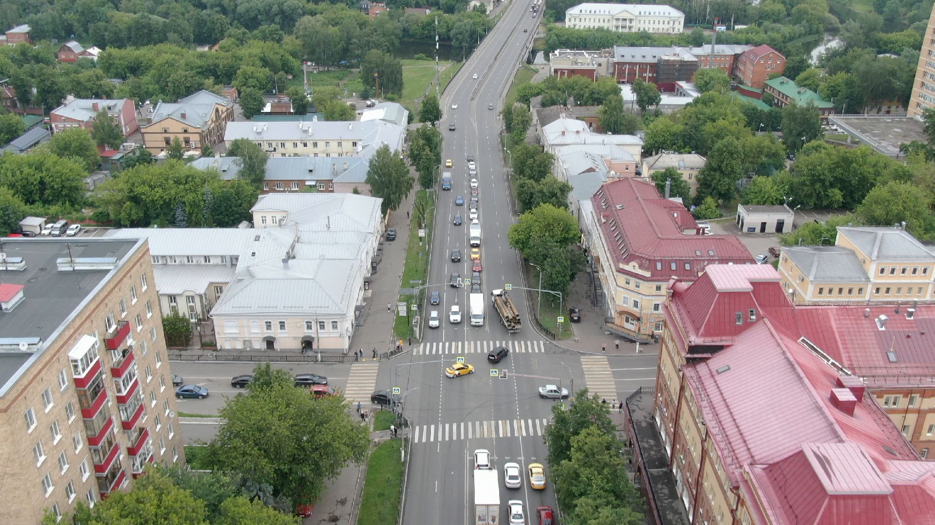 зингер, памятник, подольск,видео с коптера,