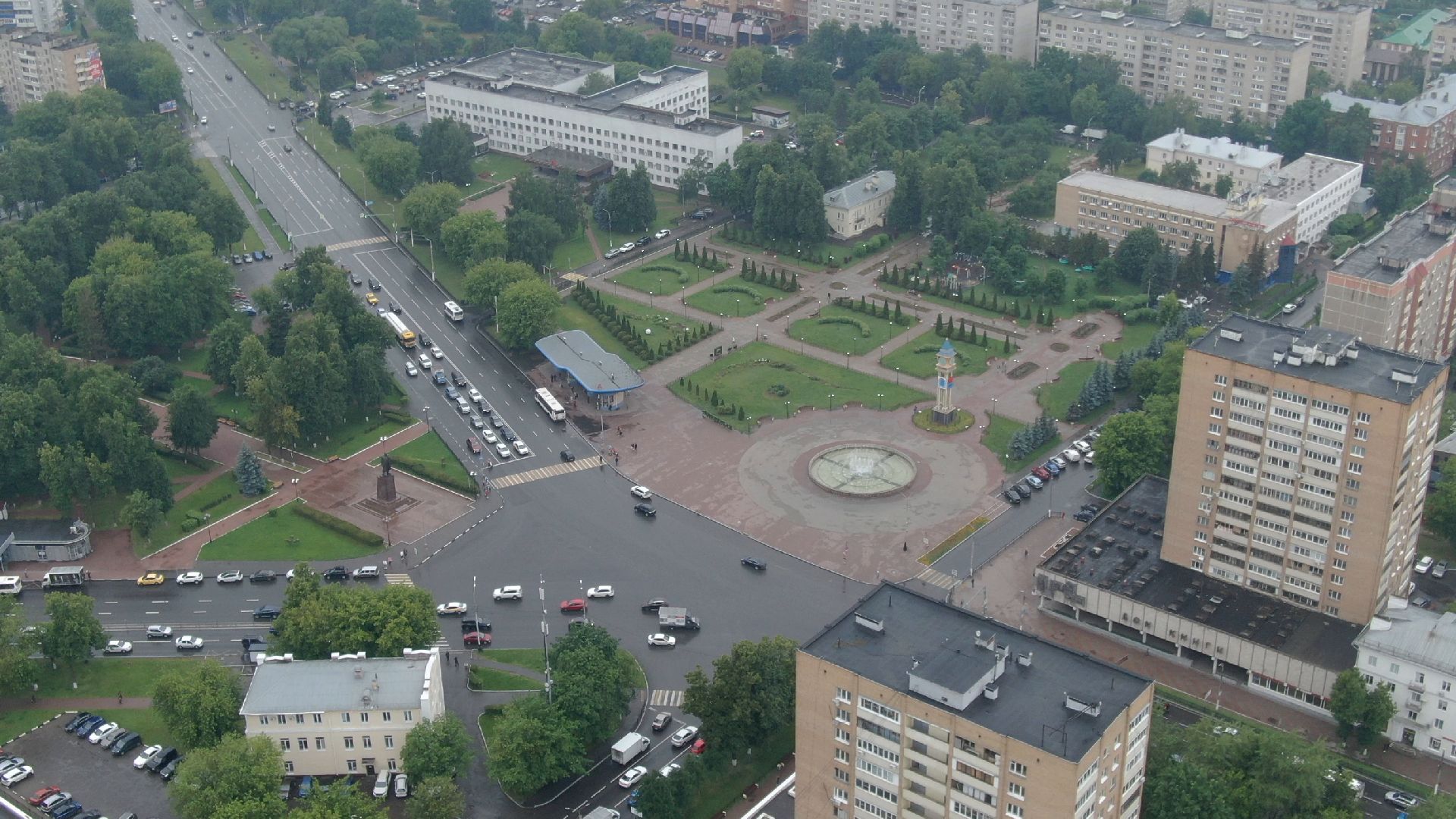 зингер, памятник, подольск,видео с коптера,