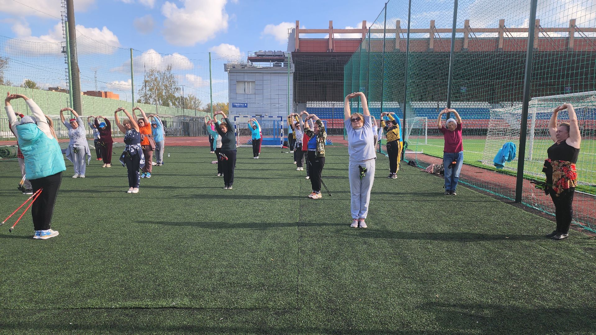 долгопрудный, ФСК Салют, скандинавская ходьба, скандинавы, забег имени Пацаева,