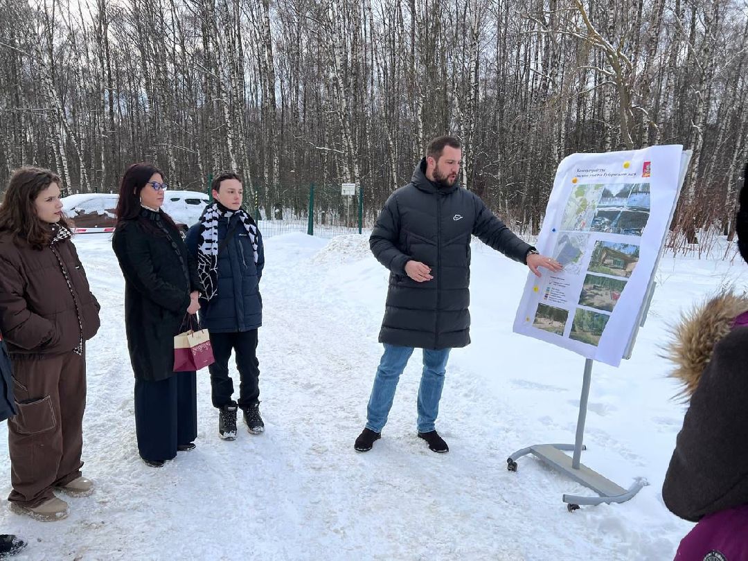 Благоустройство, Чехов, школьник, лес