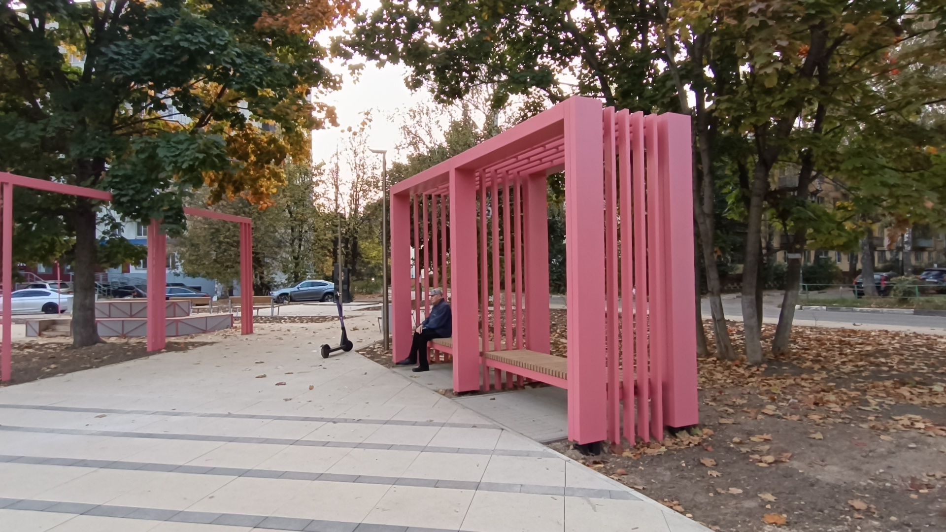 лобня, сквер, благоуйстройство,